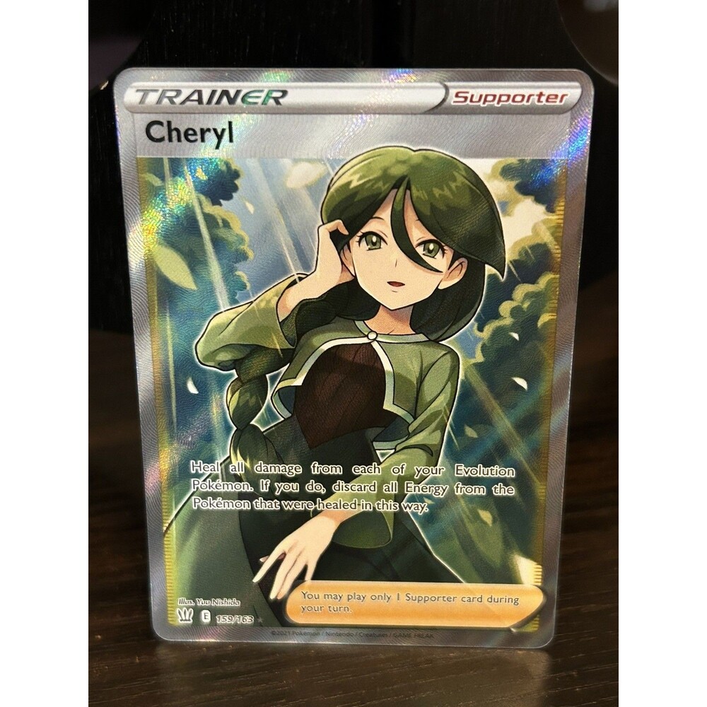 Cheryl Full Art 159/163 Ultra Rare Battle Styles Pokemon TCG Near Mint TCG Card